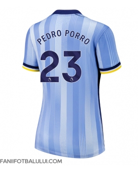 Tottenham Hotspur Pedro Porro #23 Tricou Fotbal Replică 2024-25 Femei Deplasare